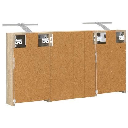 Set di Armadi da Bagno con lo scaffale 3 pcs 100 x 10,5 x 50 cm | homemem39