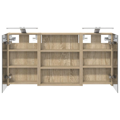 Set di Armadi da Bagno con lo scaffale 3 pcs 100 x 10,5 x 50 cm | homemem39