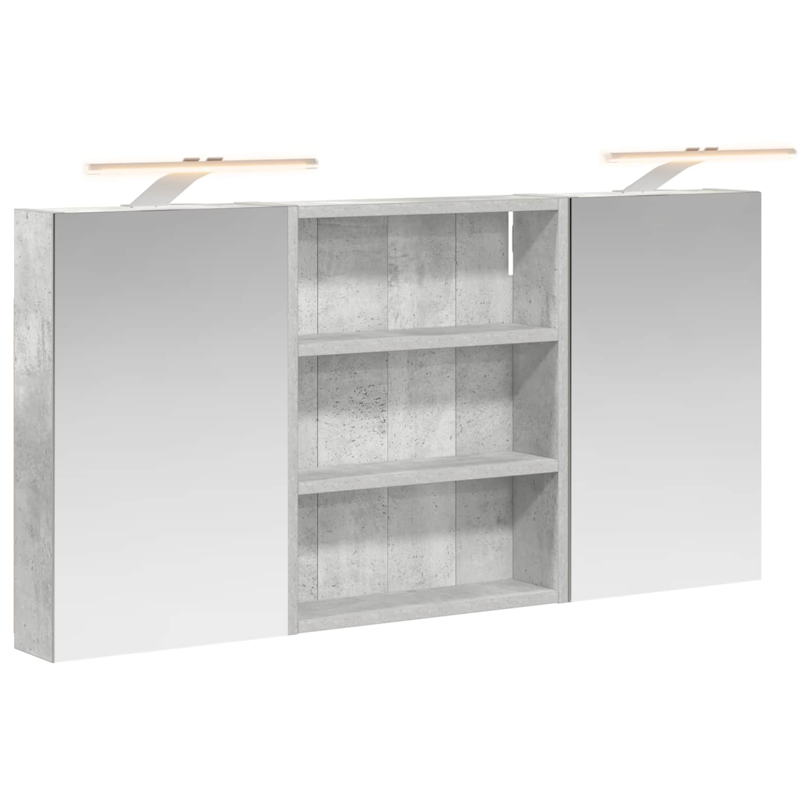 Set di Armadi da Bagno con lo scaffale 3 pcs 100 x 10,5 x 50 cm | homemem39