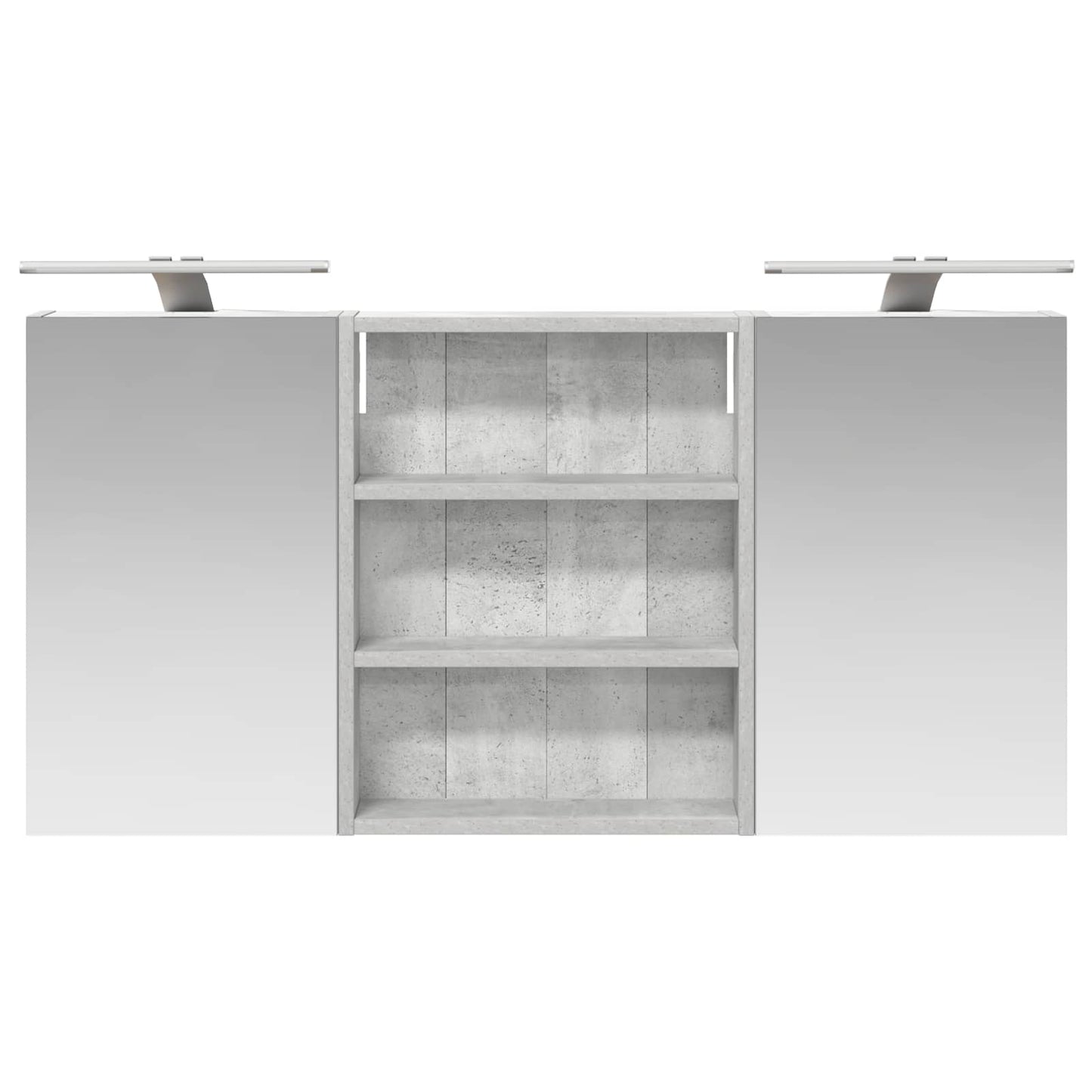 Set di Armadi da Bagno con lo scaffale 3 pcs 100 x 10,5 x 50 cm