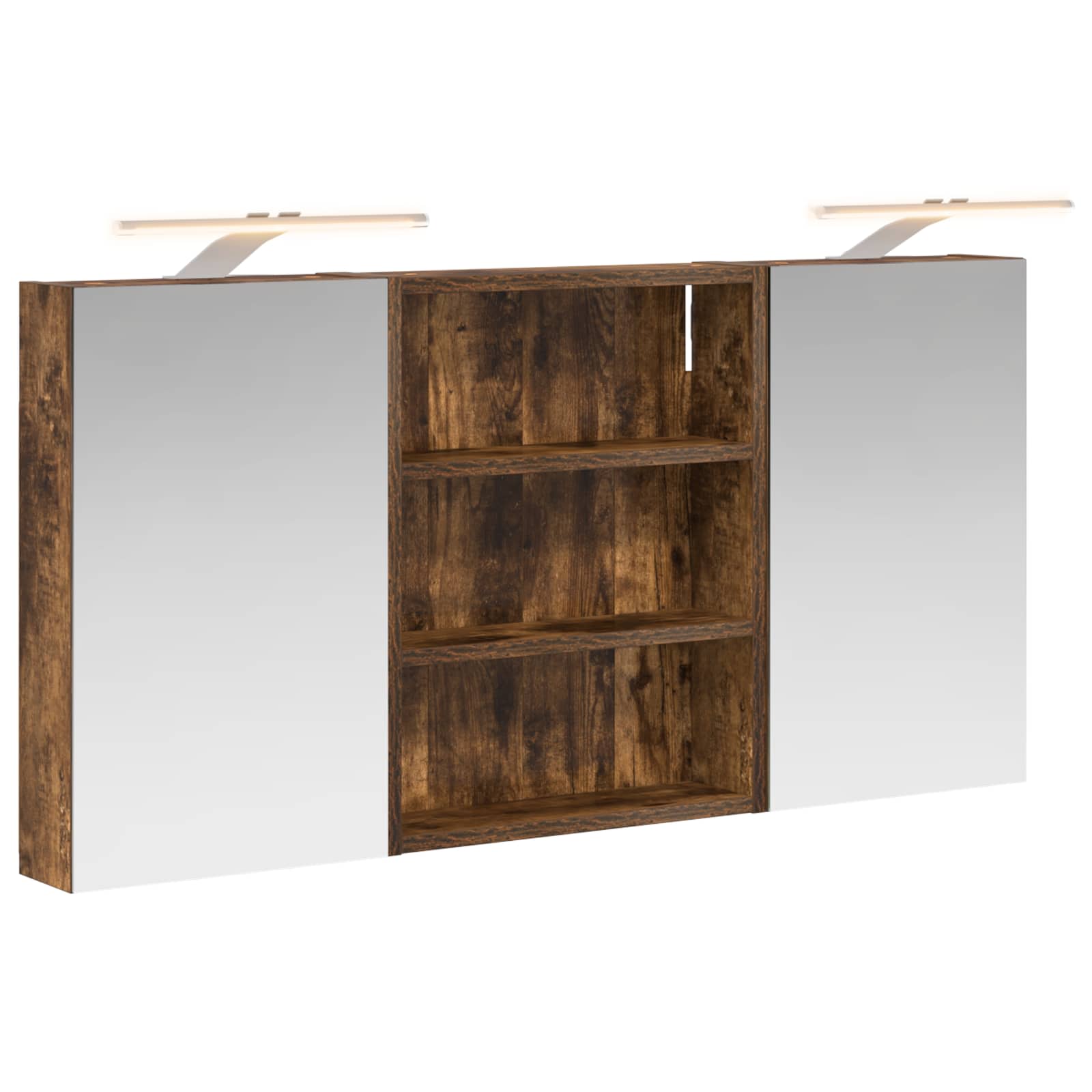 Set di Armadi da Bagno con lo scaffale 3 pcs 100 x 10,5 x 50 cm | homemem39