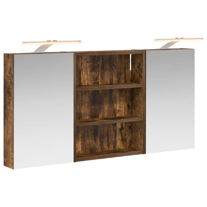 Set di Armadi da Bagno con lo scaffale 3 pcs 100 x 10,5 x 50 cm