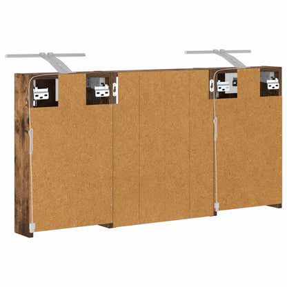Set di Armadi da Bagno con lo scaffale 3 pcs 100 x 10,5 x 50 cm