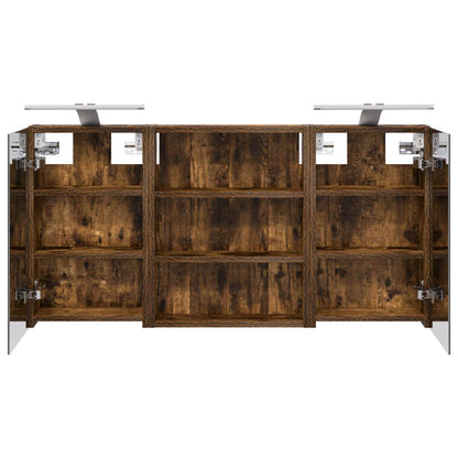 Set di Armadi da Bagno con lo scaffale 3 pcs 100 x 10,5 x 50 cm | homemem39