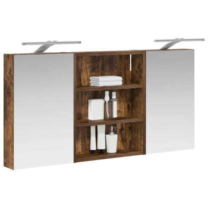 Set di Armadi da Bagno con lo scaffale 3 pcs 100 x 10,5 x 50 cm | homemem39