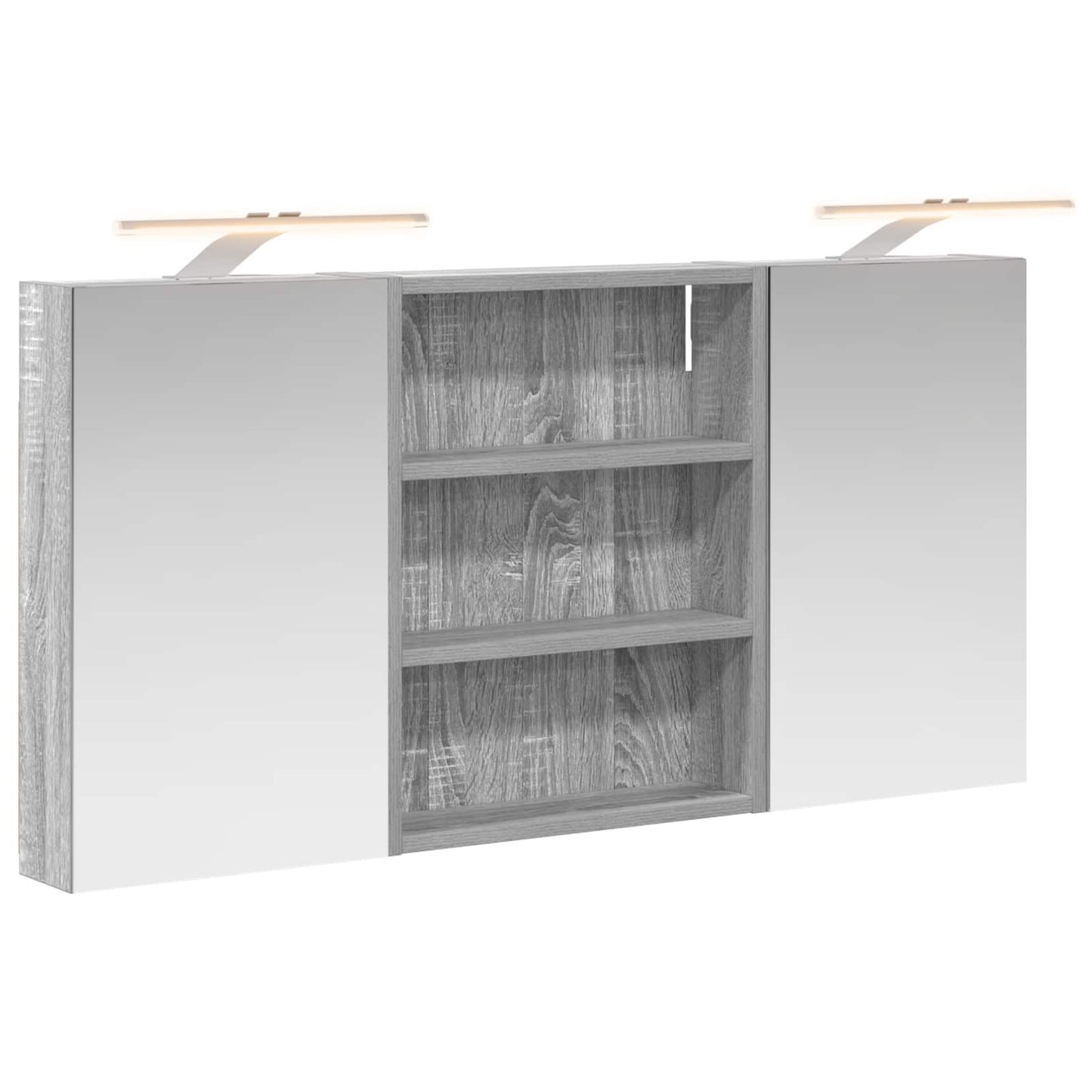 Set di Armadi da Bagno con lo scaffale 3 pcs 100 x 10,5 x 50 cm | homemem39