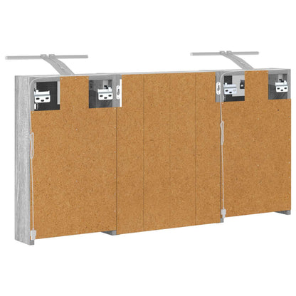 Set di Armadi da Bagno con lo scaffale 3 pcs 100 x 10,5 x 50 cm | homemem39