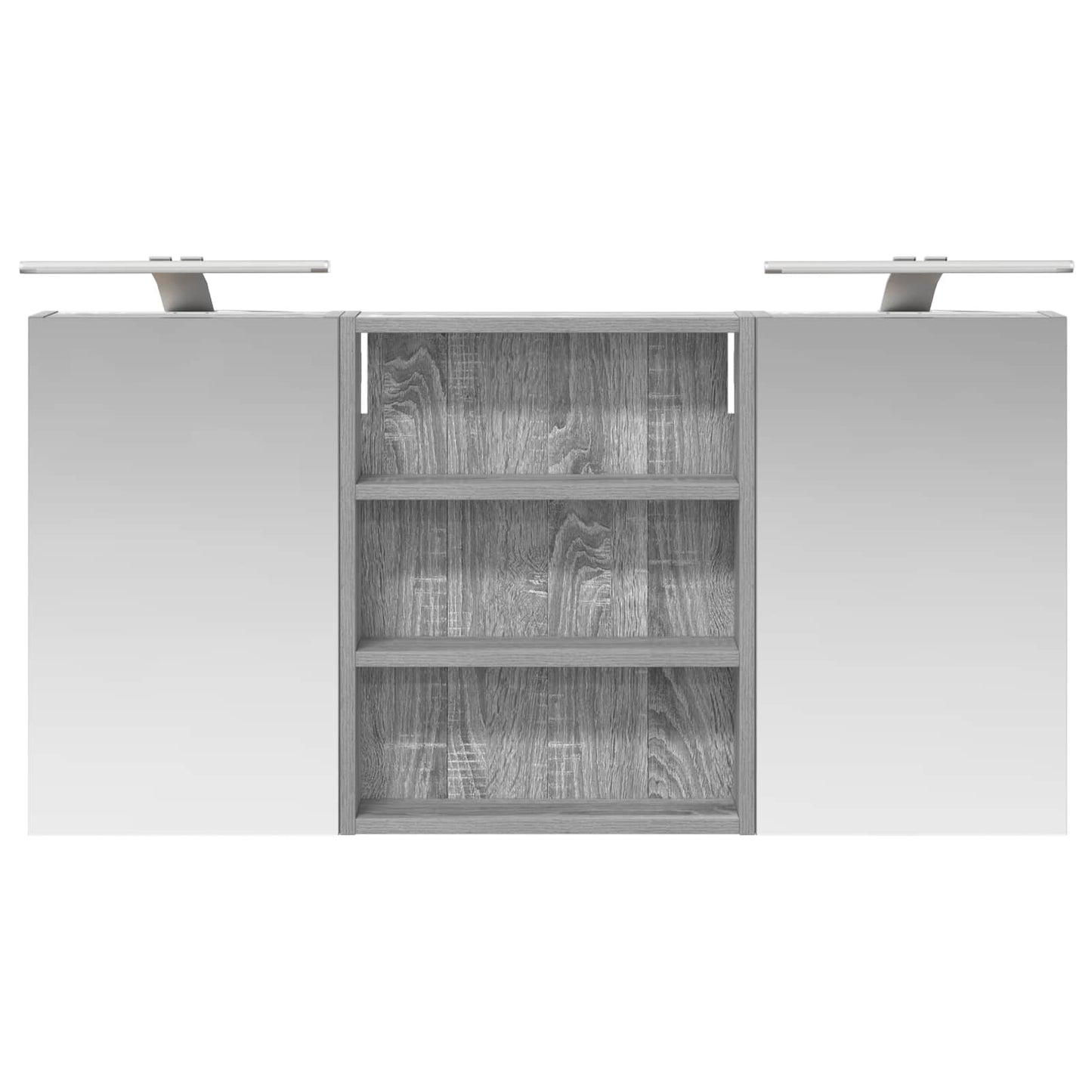 Set di Armadi da Bagno con lo scaffale 3 pcs 100 x 10,5 x 50 cm | homemem39