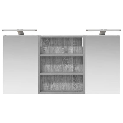 Set di Armadi da Bagno con lo scaffale 3 pcs 100 x 10,5 x 50 cm | homemem39