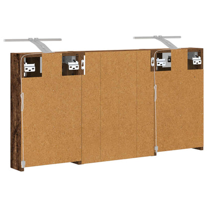 Set di Armadi da Bagno con lo scaffale 3 pcs 100 x 10,5 x 50 cm
