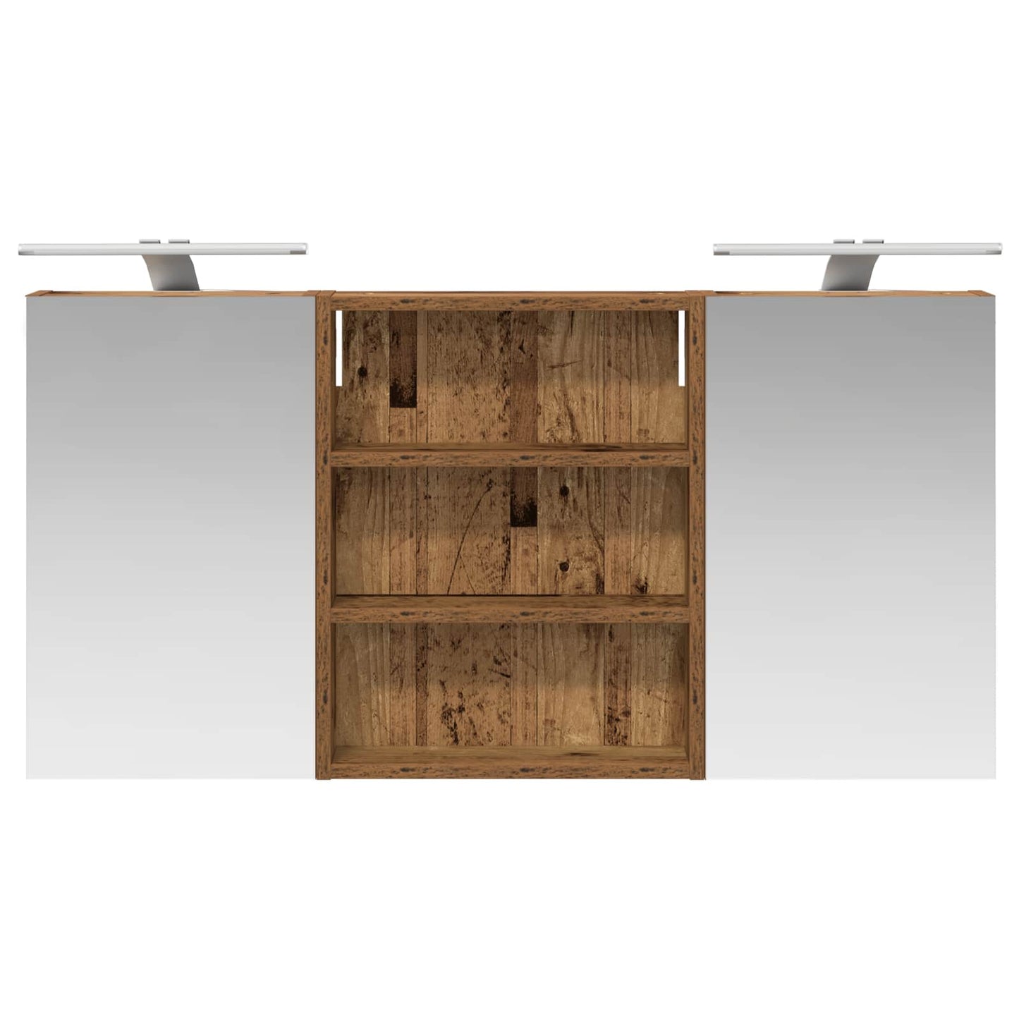 Set di Armadi da Bagno con lo scaffale 3 pcs 100 x 10,5 x 50 cm | homemem39
