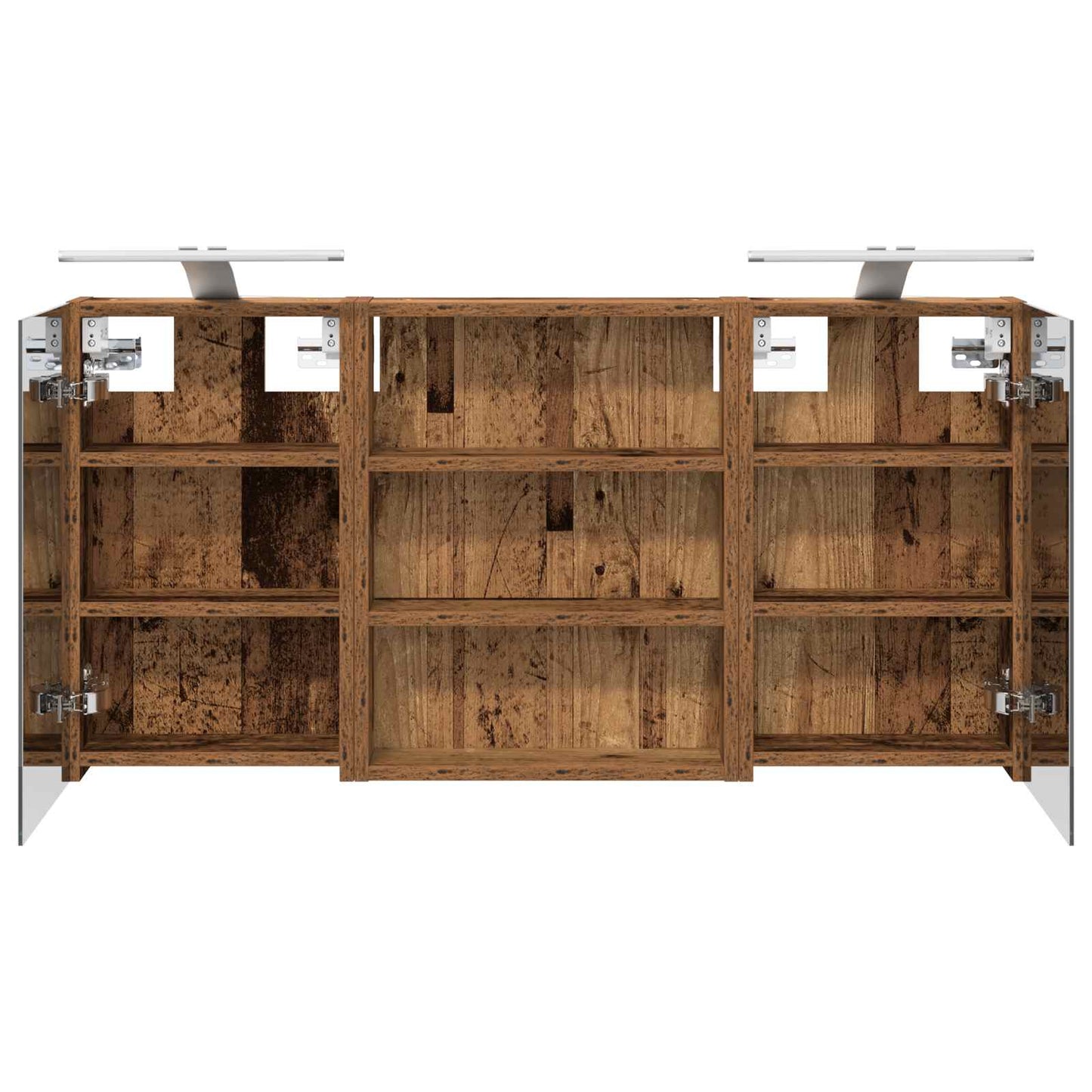 Set di Armadi da Bagno con lo scaffale 3 pcs 100 x 10,5 x 50 cm | homemem39