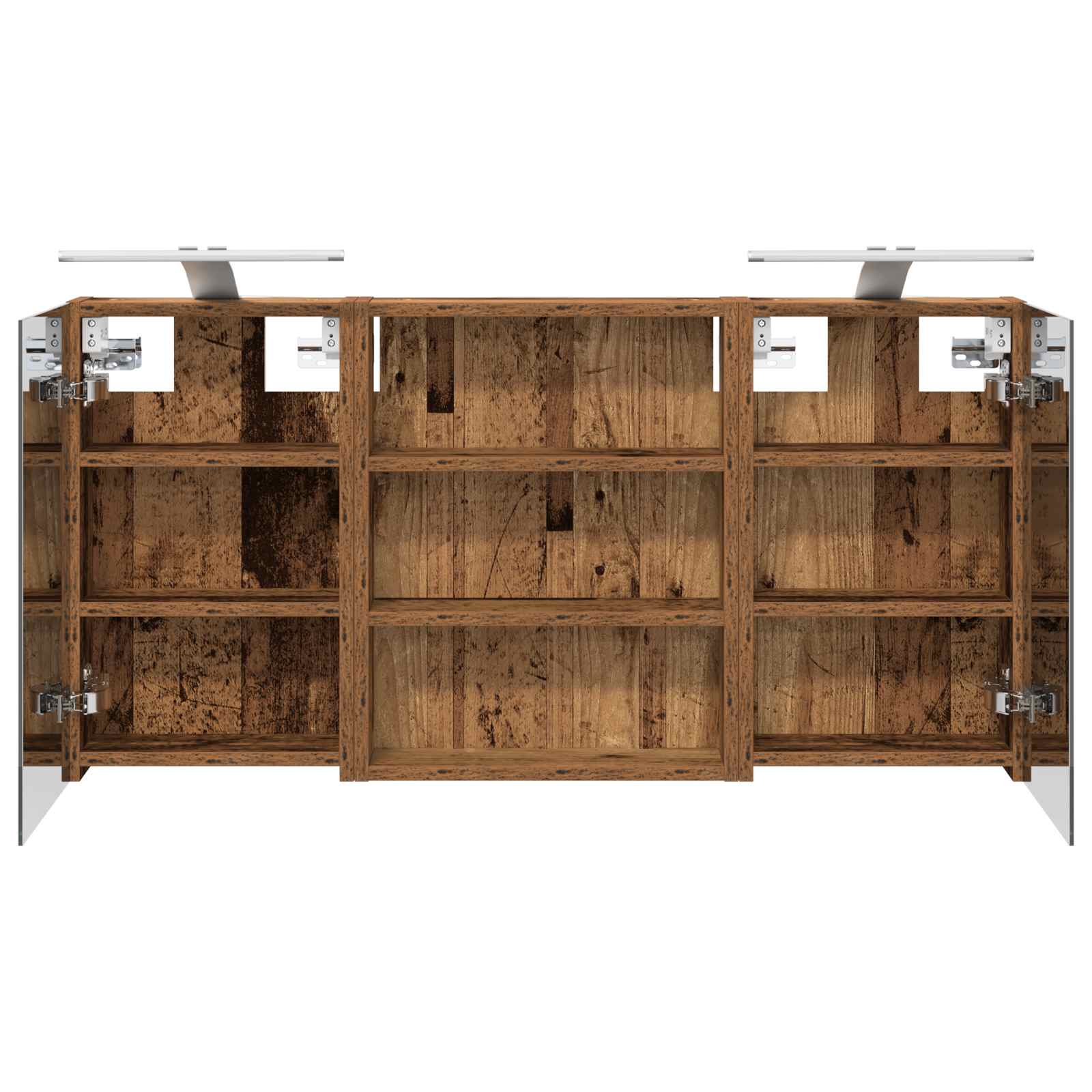 Set di Armadi da Bagno con lo scaffale 3 pcs 100 x 10,5 x 50 cm | homemem39