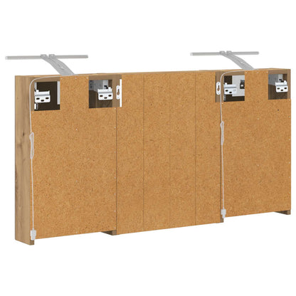 Set di Armadi da Bagno con lo scaffale 3 pcs 100 x 10,5 x 50 cm | homemem39