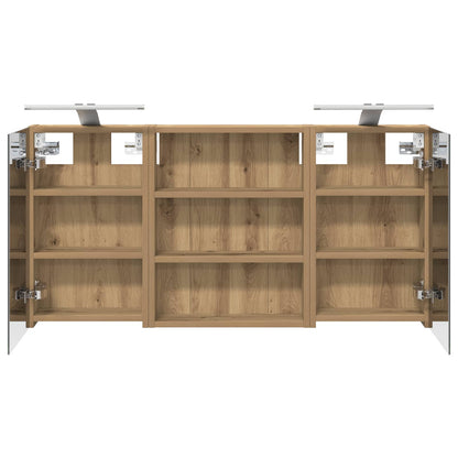 Set di Armadi da Bagno con lo scaffale 3 pcs 100 x 10,5 x 50 cm | homemem39