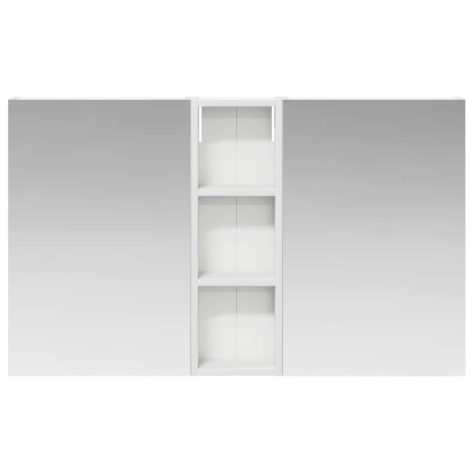 Set di Armadi da Bagno con porta 3 pcs 100 x 10,5 x 60,5 cm | homemem39