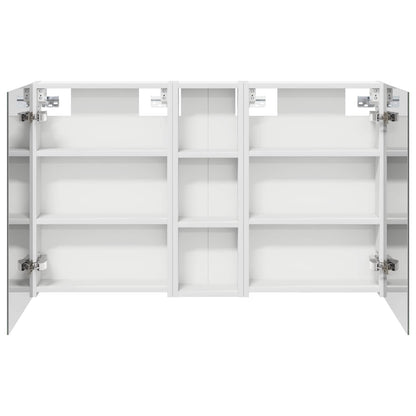 Set di Armadi da Bagno con porta 3 pcs 100 x 10,5 x 60,5 cm