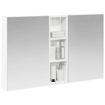 Set di Armadi da Bagno con porta 3 pcs 100 x 10,5 x 60,5 cm