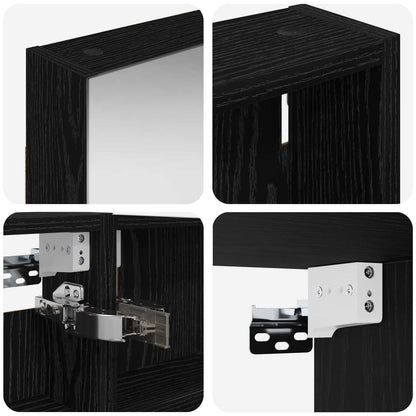 Set di Armadi da Bagno con porta 3 pcs 100 x 10,5 x 60,5 cm | homemem39