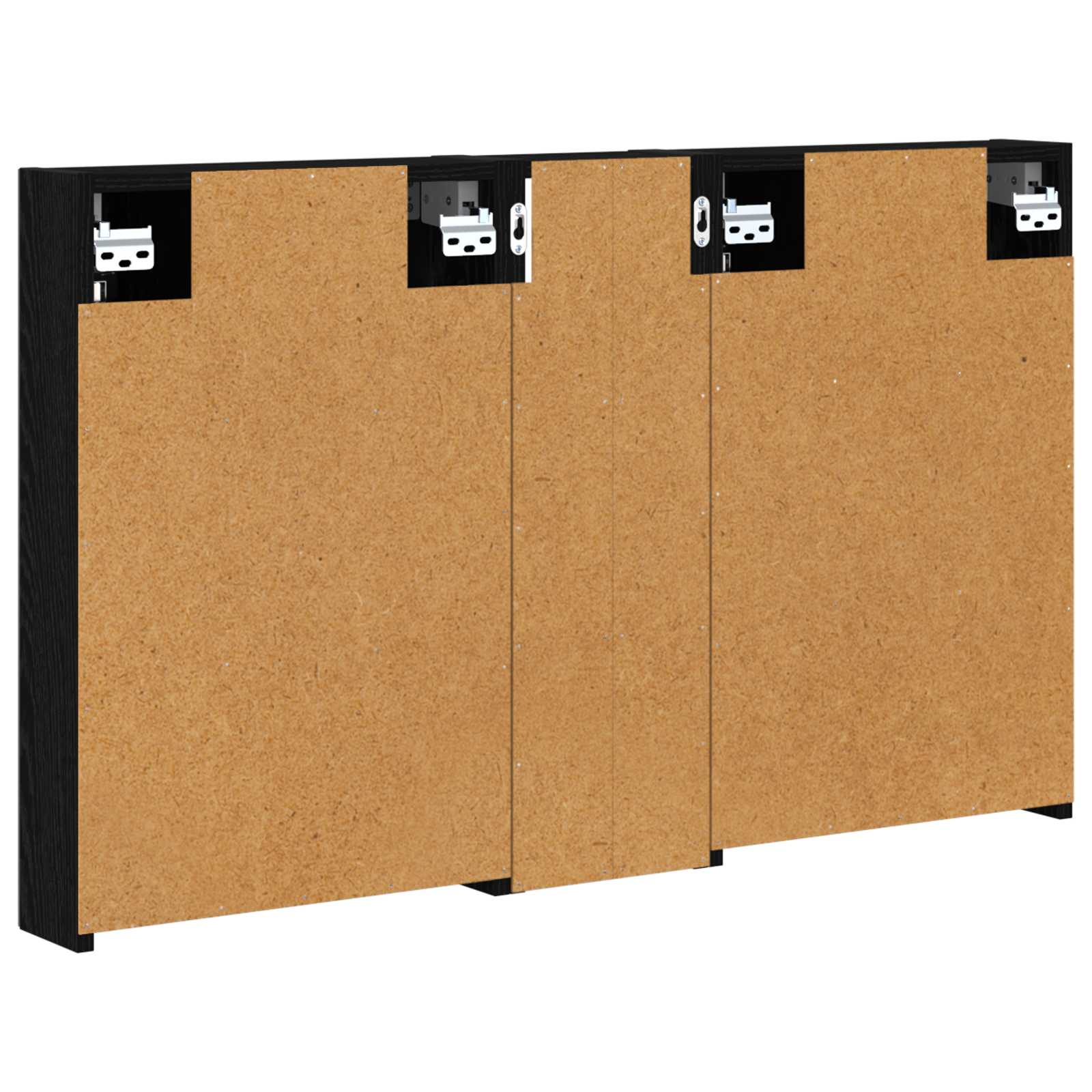 Set di Armadi da Bagno con porta 3 pcs 100 x 10,5 x 60,5 cm | homemem39