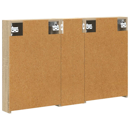 Set di Armadi da Bagno con porta 3 pcs 100 x 10,5 x 60,5 cm