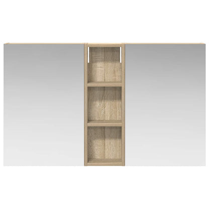Set di Armadi da Bagno con porta 3 pcs 100 x 10,5 x 60,5 cm | homemem39