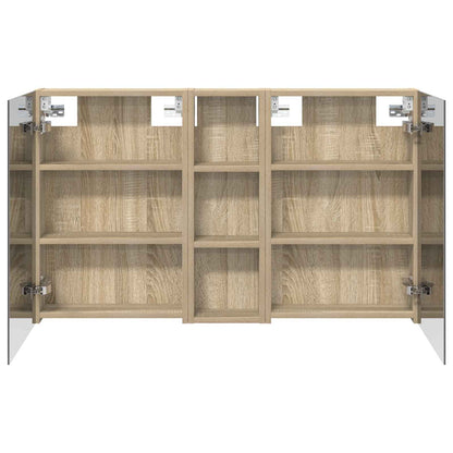 Set di Armadi da Bagno con porta 3 pcs 100 x 10,5 x 60,5 cm