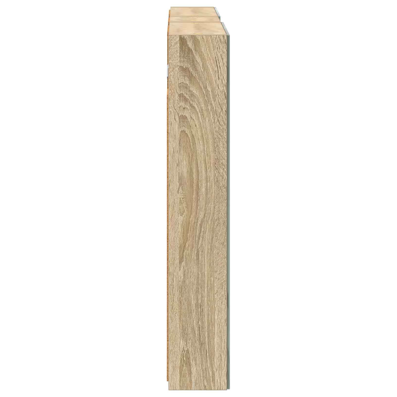 Set di Armadi da Bagno con porta 3 pcs 100 x 10,5 x 60,5 cm | homemem39