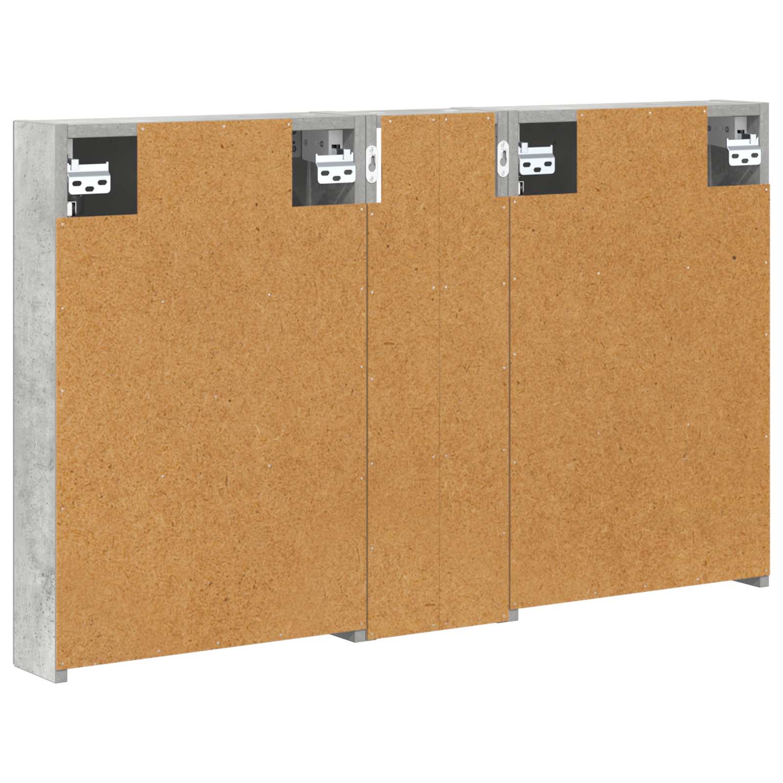 Set di Armadi da Bagno con porta 3 pcs 100 x 10,5 x 60,5 cm | homemem39