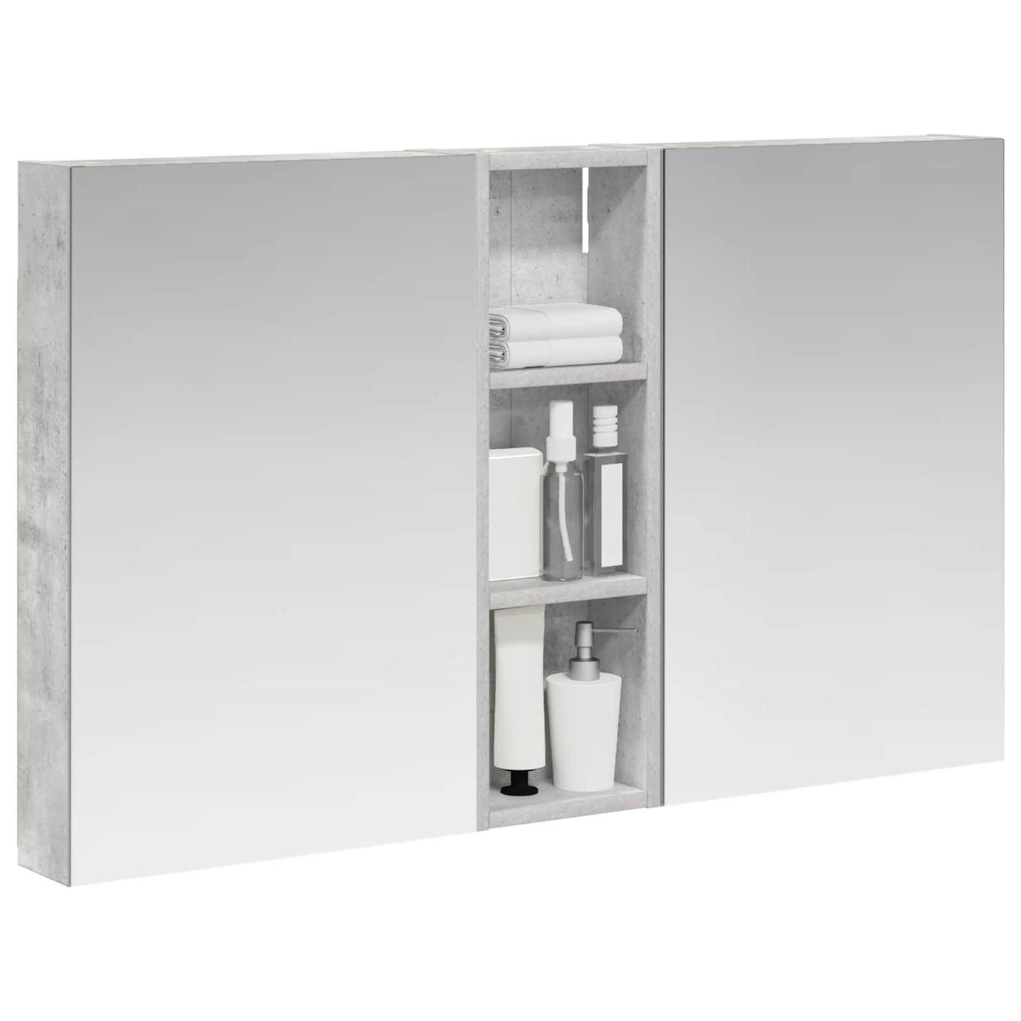 Set di Armadi da Bagno con porta 3 pcs 100 x 10,5 x 60,5 cm