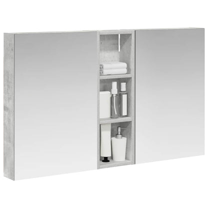 Set di Armadi da Bagno con porta 3 pcs 100 x 10,5 x 60,5 cm