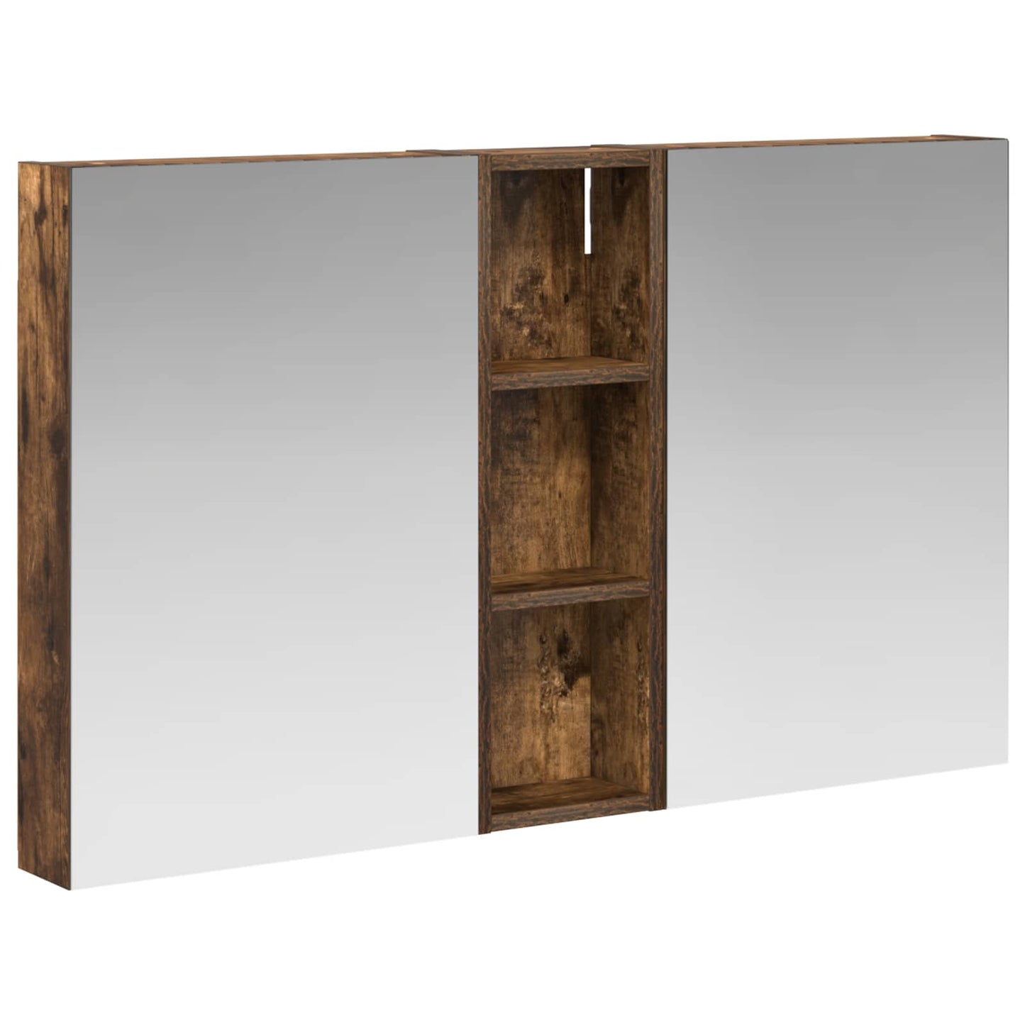 Set di Armadi da Bagno con porta 3 pcs 100 x 10,5 x 60,5 cm | homemem39