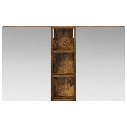 Set di Armadi da Bagno con porta 3 pcs 100 x 10,5 x 60,5 cm