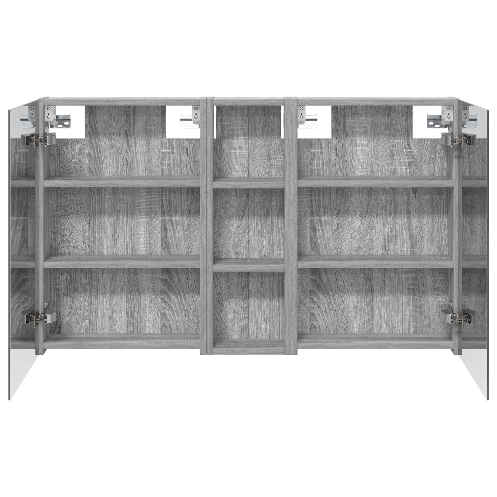 Set di Armadi da Bagno con porta 3 pcs 100 x 10,5 x 60,5 cm | homemem39