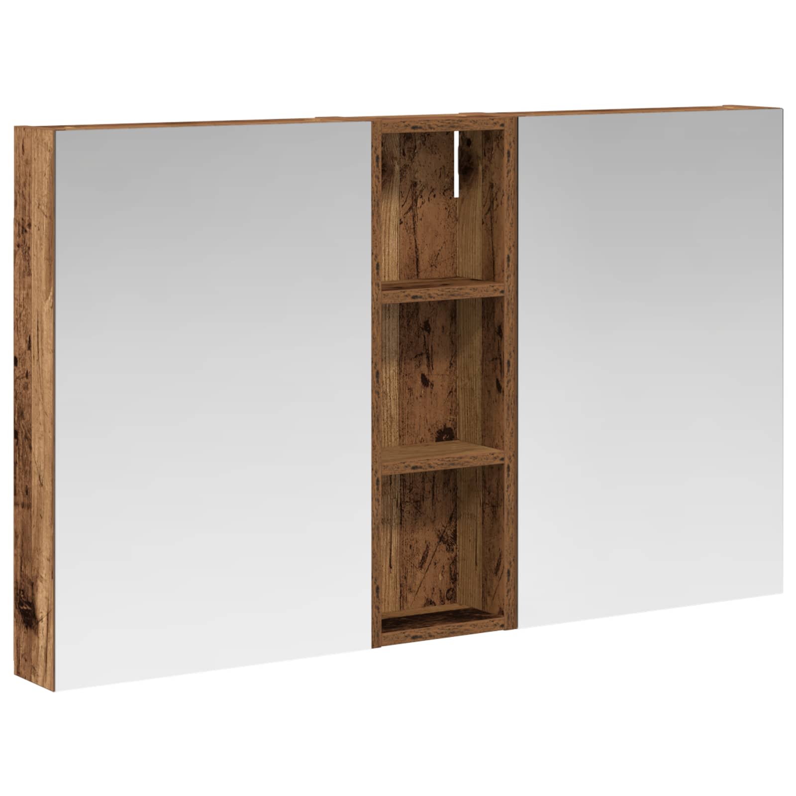 Set di Armadi da Bagno con porta 3 pcs 100 x 10,5 x 60,5 cm | homemem39
