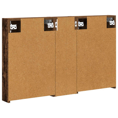 Set di Armadi da Bagno con porta 3 pcs 100 x 10,5 x 60,5 cm