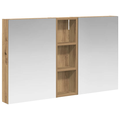 Set di Armadi da Bagno con porta 3 pcs 100 x 10,5 x 60,5 cm | homemem39