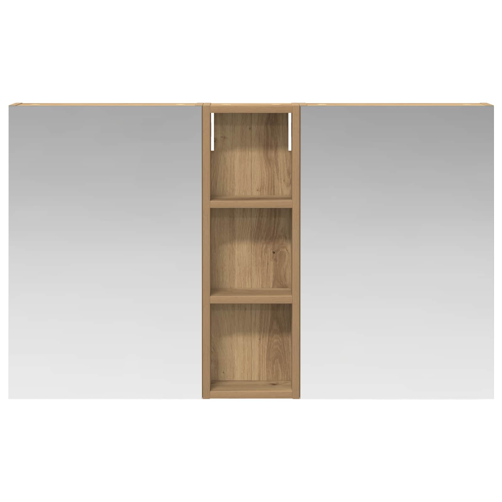 Set di Armadi da Bagno con porta 3 pcs 100 x 10,5 x 60,5 cm | homemem39