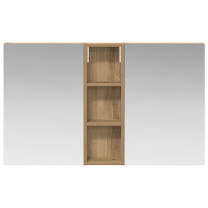 Set di Armadi da Bagno con porta 3 pcs 100 x 10,5 x 60,5 cm | homemem39