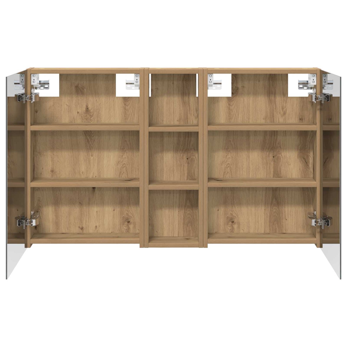 Set di Armadi da Bagno con porta 3 pcs 100 x 10,5 x 60,5 cm | homemem39