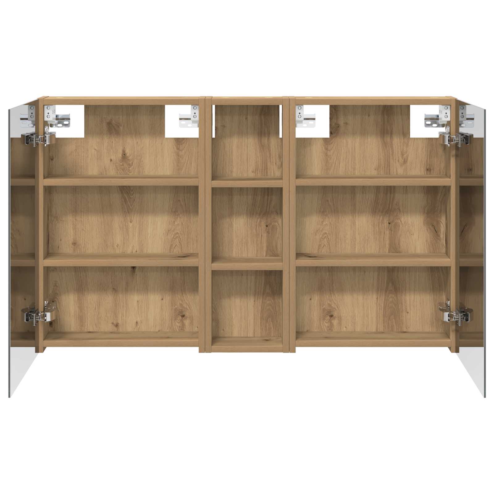 Set di Armadi da Bagno con porta 3 pcs 100 x 10,5 x 60,5 cm | homemem39