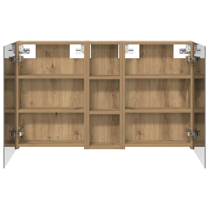 Set di Armadi da Bagno con porta 3 pcs 100 x 10,5 x 60,5 cm | homemem39