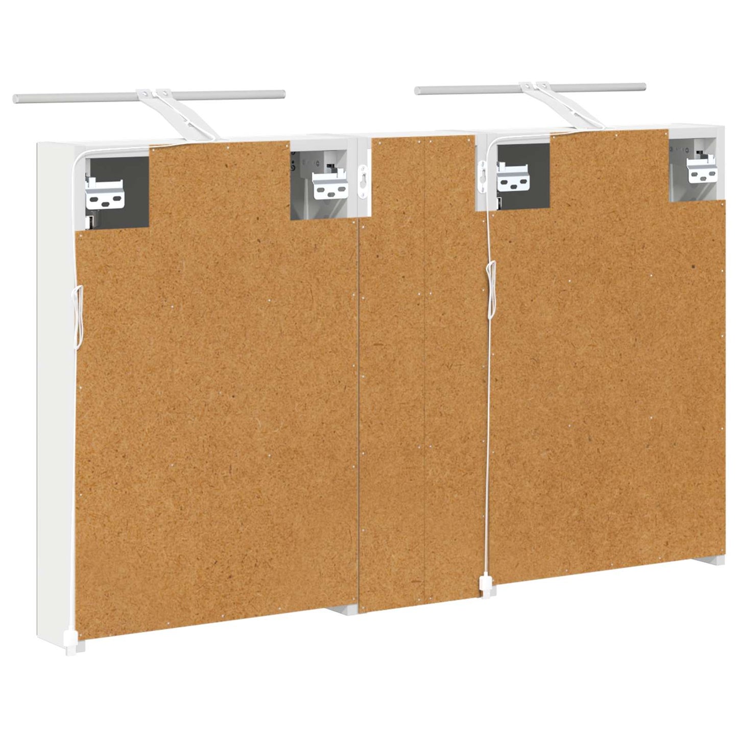 Set di Armadi da Bagno con porta 3 pcs 100 x 10,5 x 60,5 cm