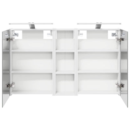 Set di Armadi da Bagno con porta 3 pcs 100 x 10,5 x 60,5 cm