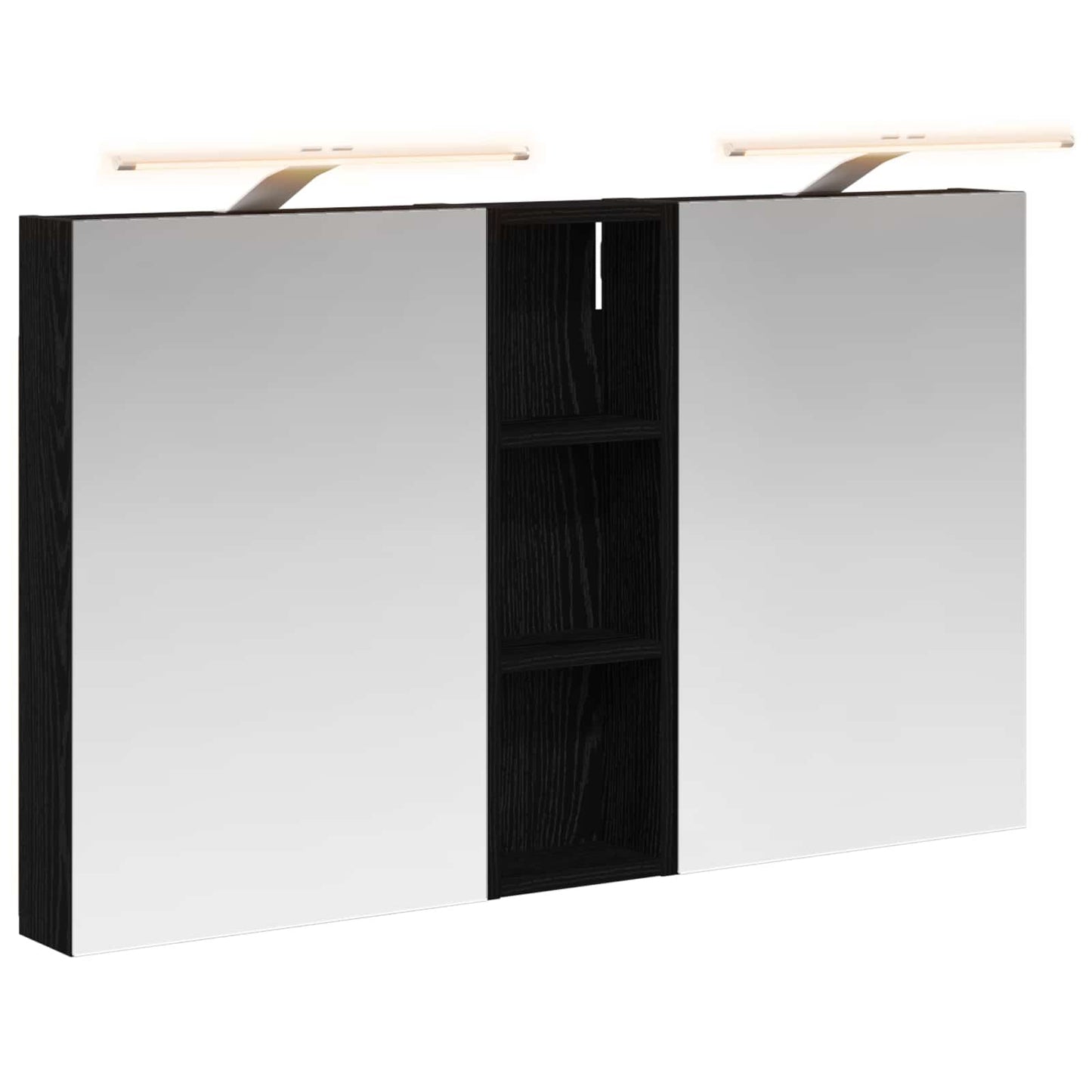 Set di Armadi da Bagno con porta 3 pcs 100 x 10,5 x 60,5 cm | homemem39