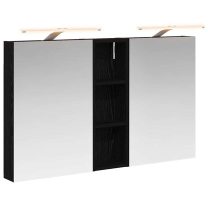 Set di Armadi da Bagno con porta 3 pcs 100 x 10,5 x 60,5 cm