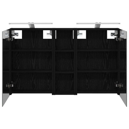 Set di Armadi da Bagno con porta 3 pcs 100 x 10,5 x 60,5 cm | homemem39