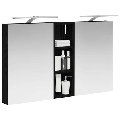 Set di Armadi da Bagno con porta 3 pcs 100 x 10,5 x 60,5 cm | homemem39