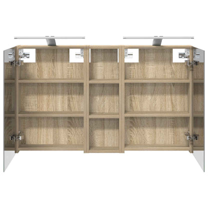 Set di Armadi da Bagno con porta 3 pcs 100 x 10,5 x 60,5 cm | homemem39