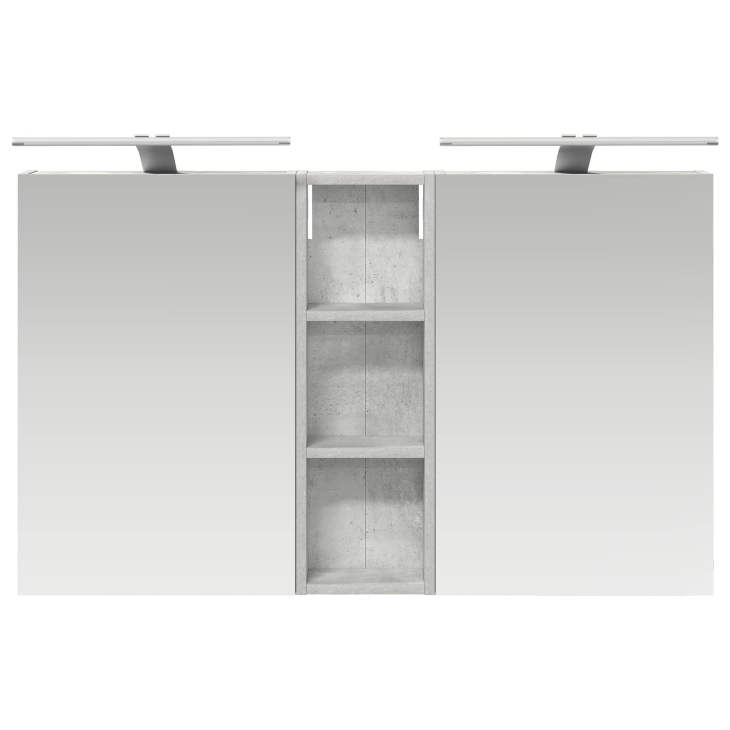 Set di Armadi da Bagno con porta 3 pcs 100 x 10,5 x 60,5 cm